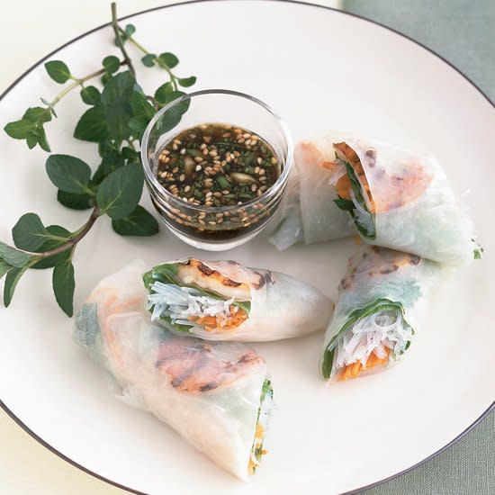 Grilled Shrimp Summer Rolls