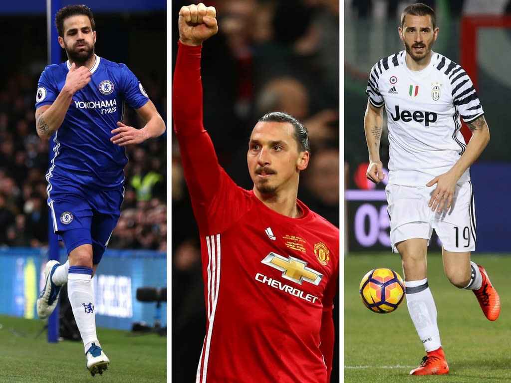 Fabregas, Zlatan and Bonucci - much in demand