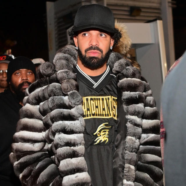 Drake's Coat Lets Everyone Know Who Brought The Party