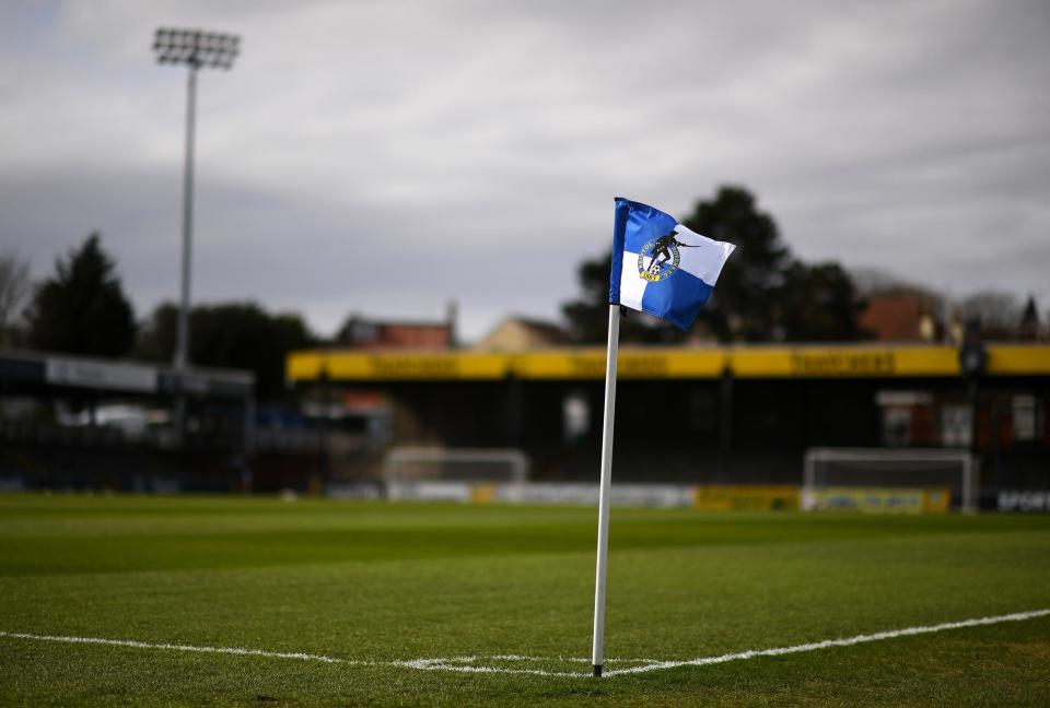 Bristol Rovers pitch from corner flag perspective   (Photo: Harry Trump/Getty Images)