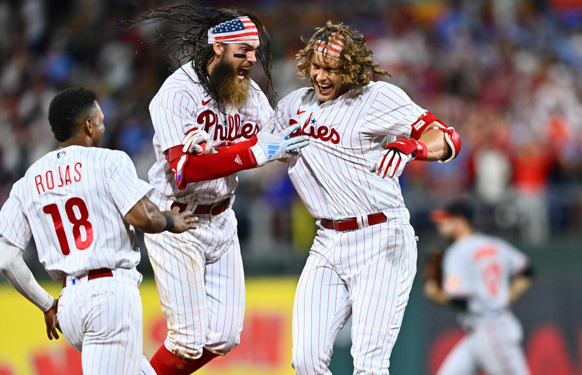 Alec Bohm, Bryson Stott hits in the 9th inning rally Phillies past AL-best  Orioles 4-3 - 6abc Philadelphia