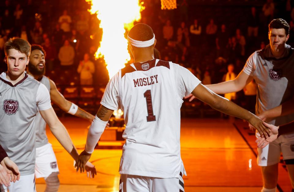 Isiaih Mosley, of Missouri State, during the Bears 75-63 win over South Dakota State at JQH Arena on Wednesday, Dec. 15, 2021.