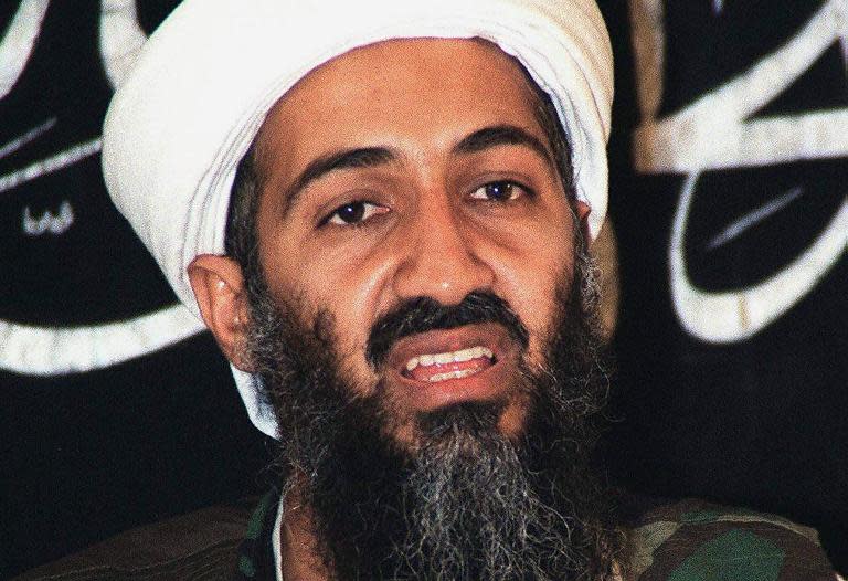 Undated picture shows Osama Bin Laden, whose English language reading list included numerous books by conspiracy theorists and an inordinate number on France