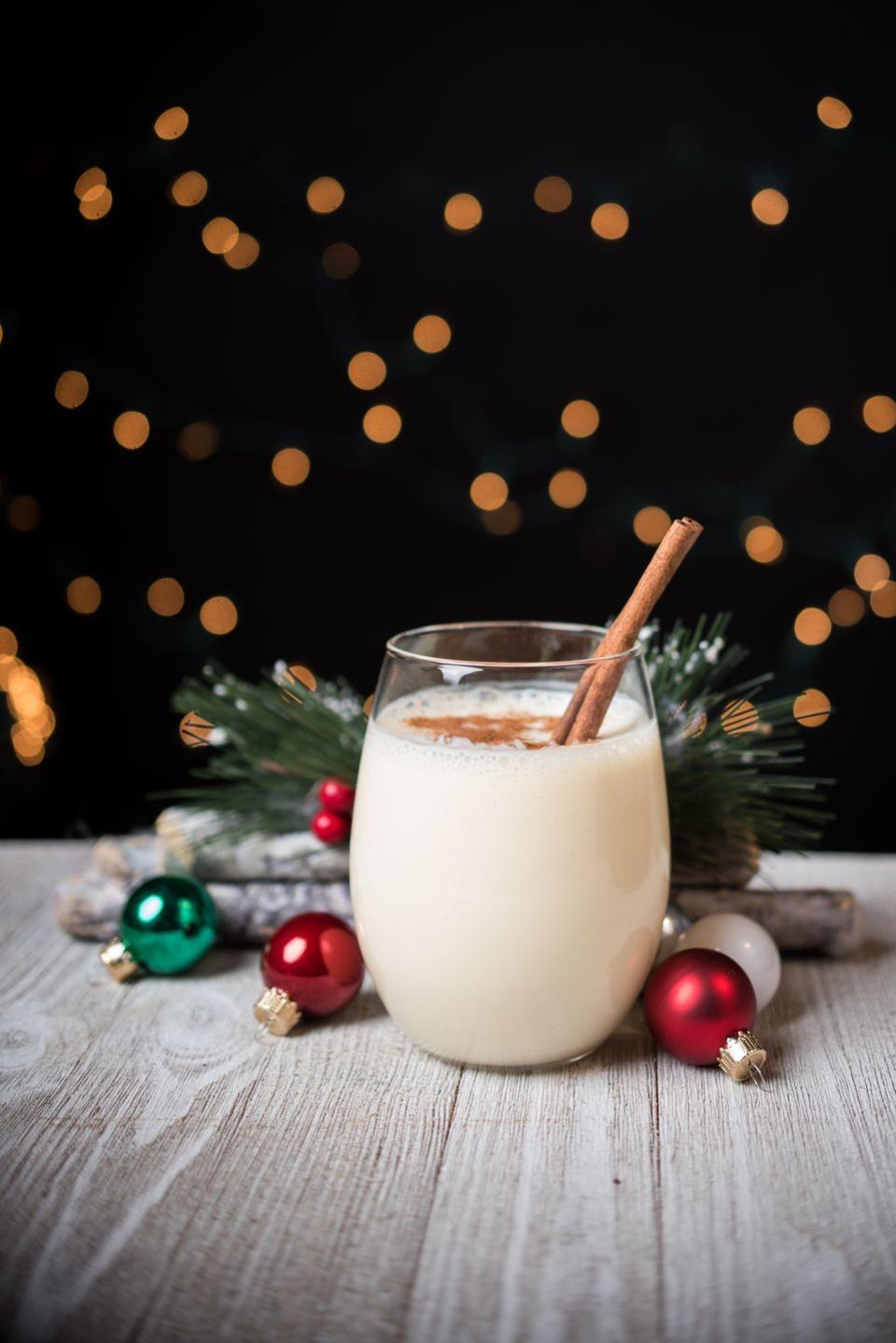 17) Settlers created the first American eggnog