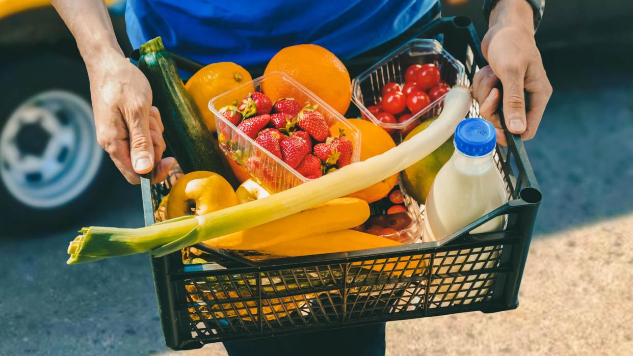 groceries delivery service.