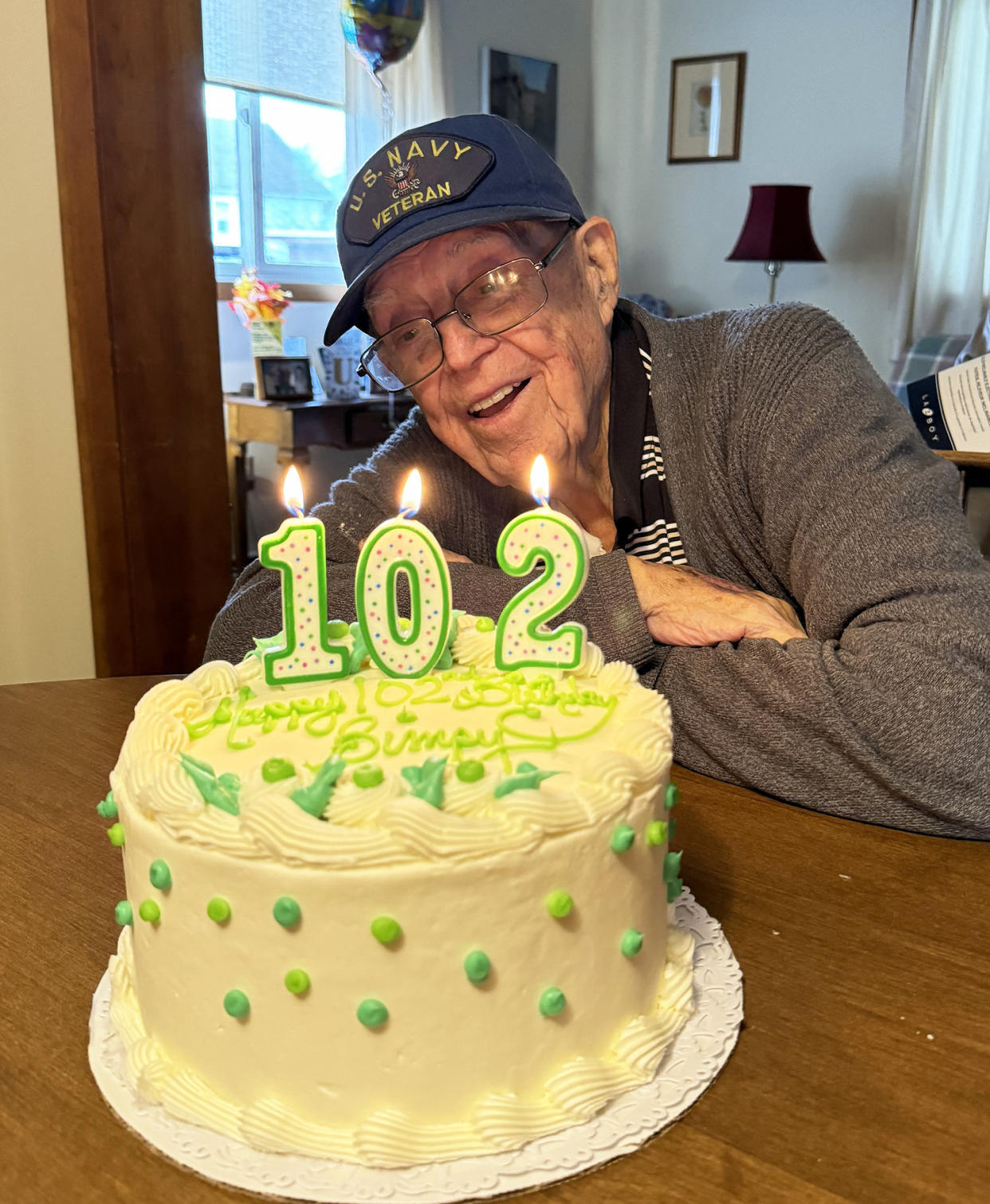 Felix Pelosi celebrates his 102nd birthday in March. (Courtesy Dan Pelosi)