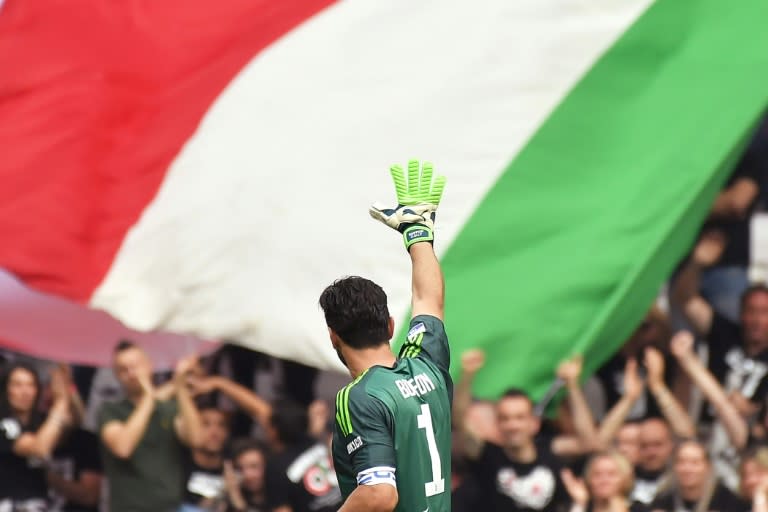 Italy great Gianluigi Buffon played his final game for Juventus on Saturday before tearfully exiting after a trophy-laden 17-year career