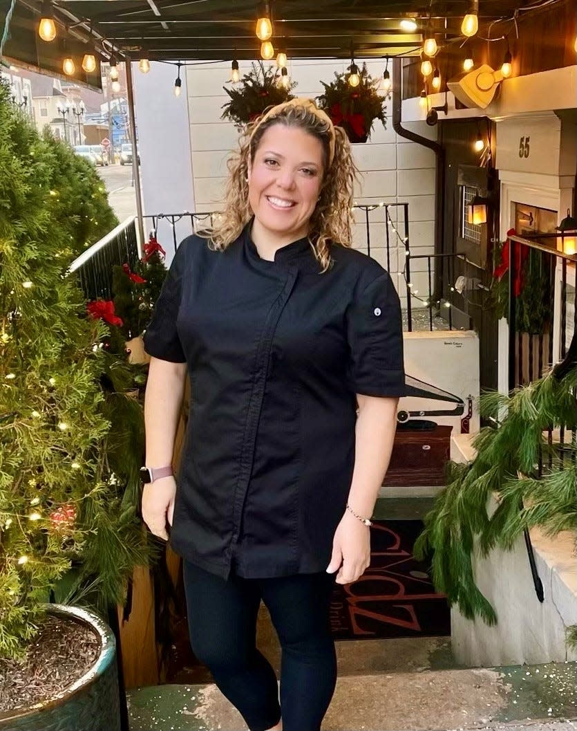 Jackie Mazza is the culinary director for DHS Hospitality, which owns Clydz, Tavern on George, Olive Branch and Kefi Ballroom. Here, she stands outside of Clydz.