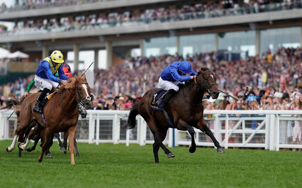 James Doyle riding Blue Point (blue) to win The Diamond Jubilee Stakes - Getty Images Europe