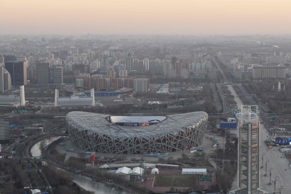 The National Stadium, known as the Bird's Nest, is scheduled to be used for opening and closing ceremonies at the 2022 Winter Olympics.