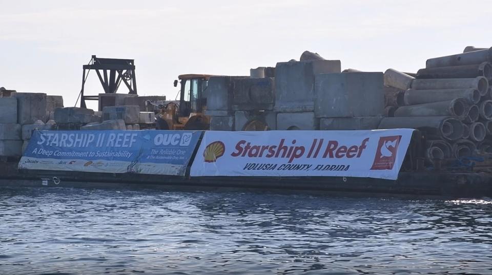 This transport will help marine life in habitats off the coast of eastern Florida.