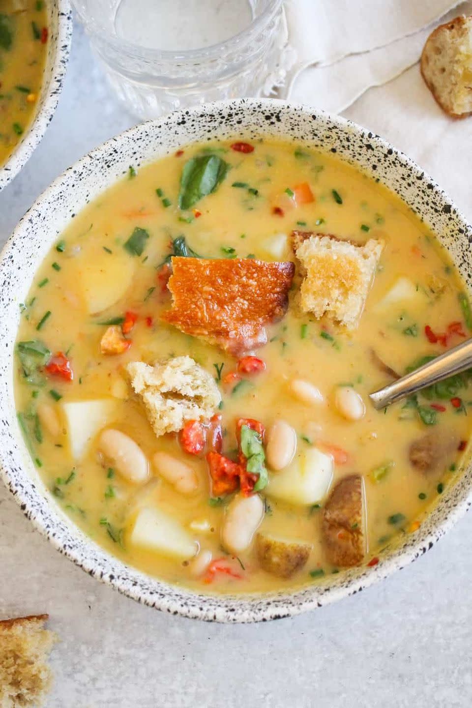 vegan potato soup