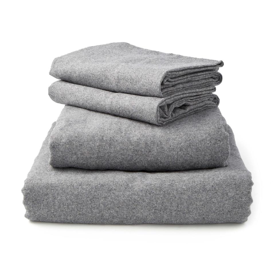 18) Eco Heather Flannel Sheet Set