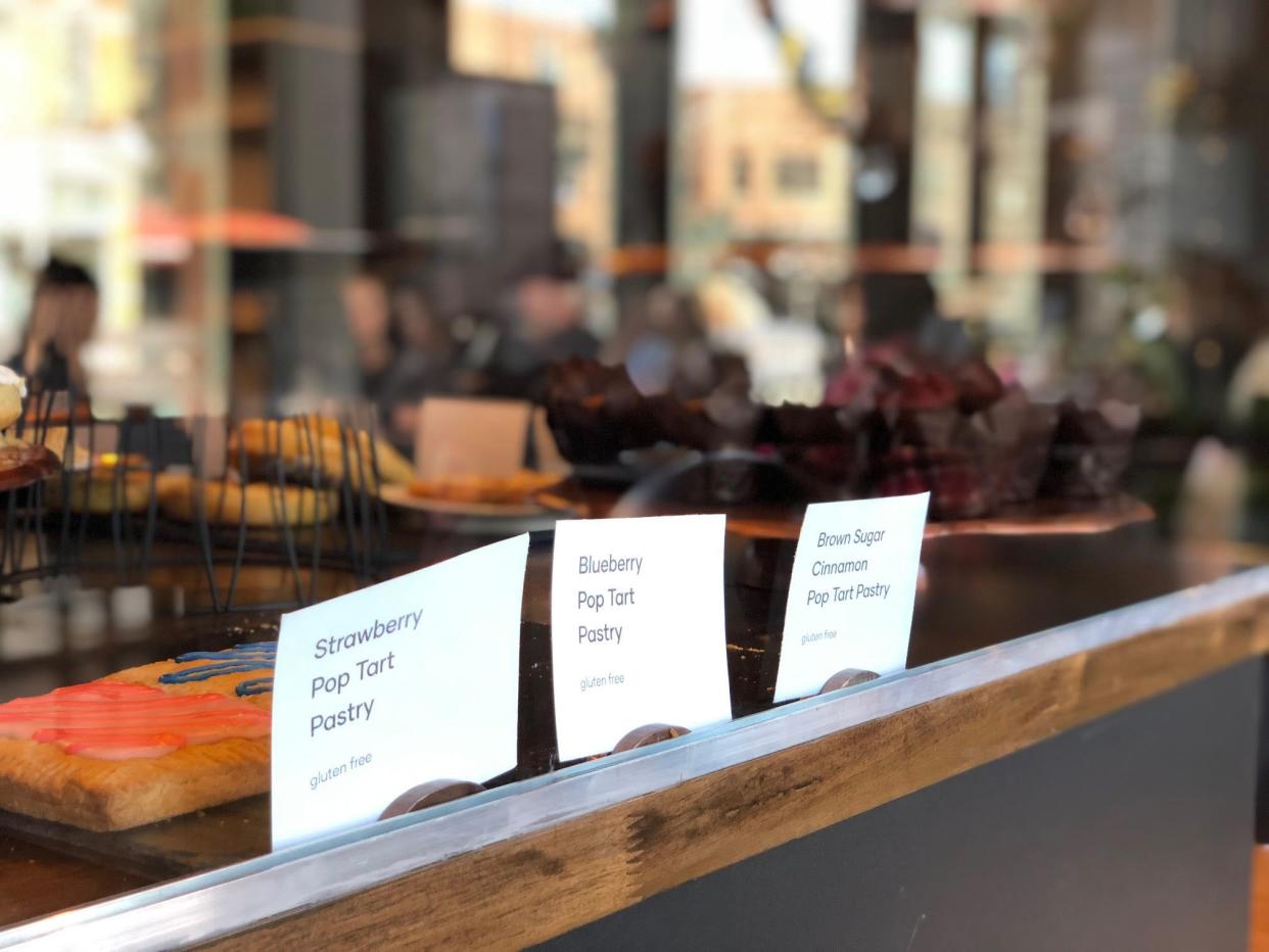 Explorado Market opened in Old Town Square on March 27. It offers gluten-free, dairy-free, vegan and diabetic-friendly pastries, treats and coffees.