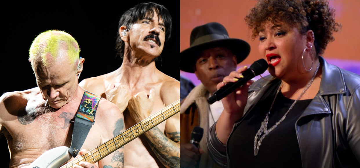 The Red Hot Chili Peppers, The Freedom Singers (Photos: Getty Images, NBC)