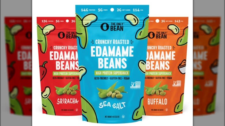 Package of edamame beans