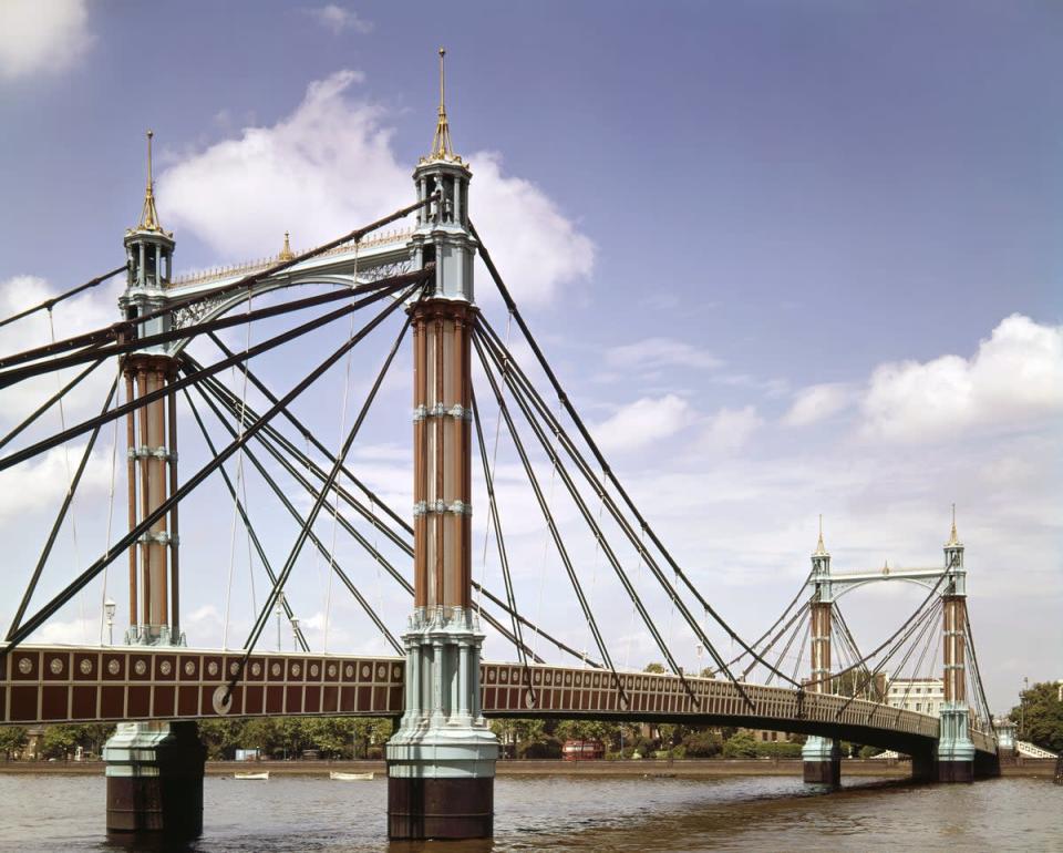 Chelsea Bridge, over the River Thames, where the incident took place (PA) (PA Archive)