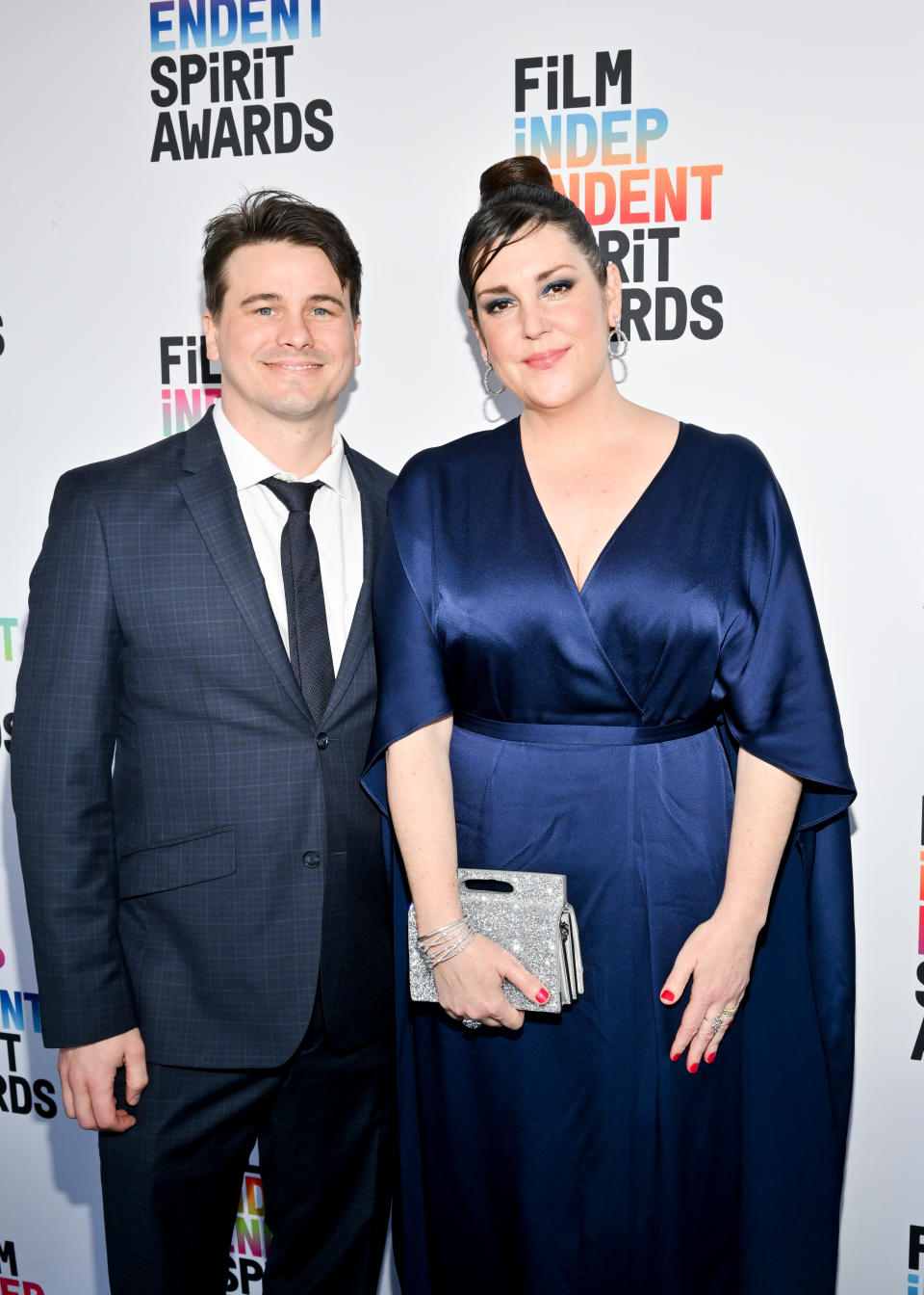 Jason Ritter and Melanie Lynskey