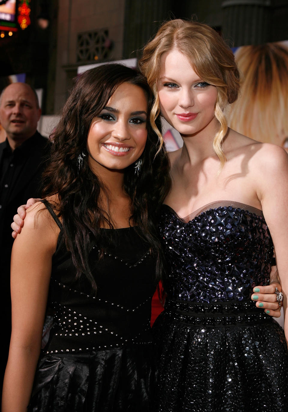 In 2009 at the ‘Hannah Montana’ premiere, the girls were inseperable. Source: Getty