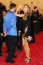 Tom Brady and Gisele Bundchen attend The Metropolitan Museum of Art's Costume Institute benefit celebrating "PUNK: Chaos to Couture" on Monday, May 6, 2013 in New York. (Photo by Evan Agostini/Invision/AP)