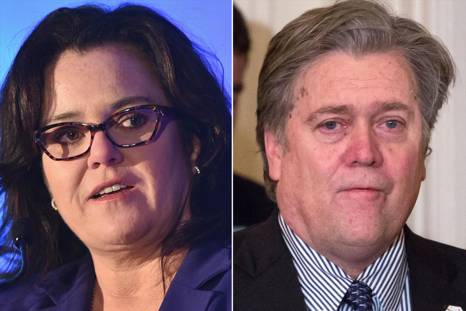 Rosie O'Donnell as Steve Bannon