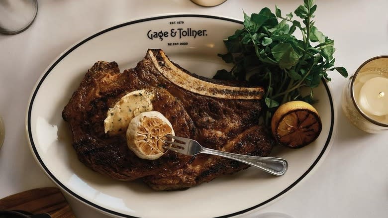 Steak at Gage & Tollner