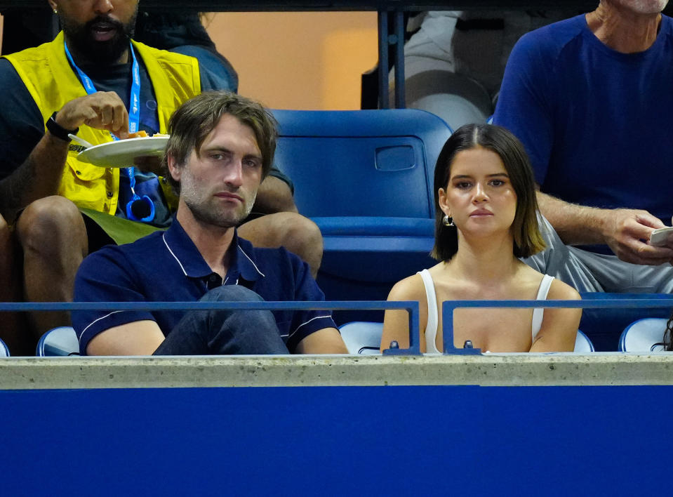 Ryan Hurd and Maren Morris attend the U.S. Open on Sept. 2. 