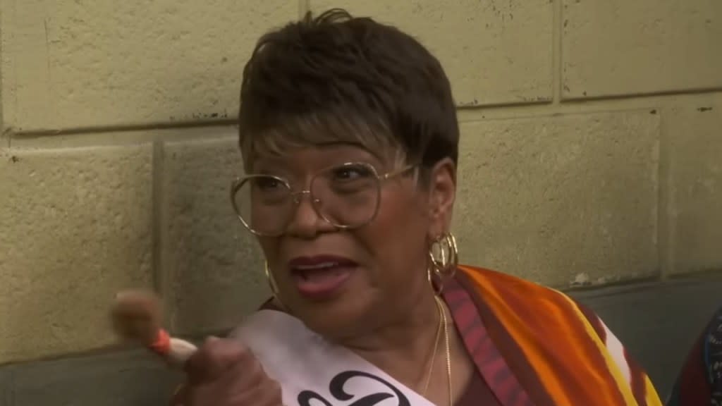 Season Two of the “Night Court” reboot begins Tuesday with the return of Roz Russell, played by Marsha Warfield (above), who has a lot of explaining to do. (Photo: Screenshot/YouTube.com/NBC)