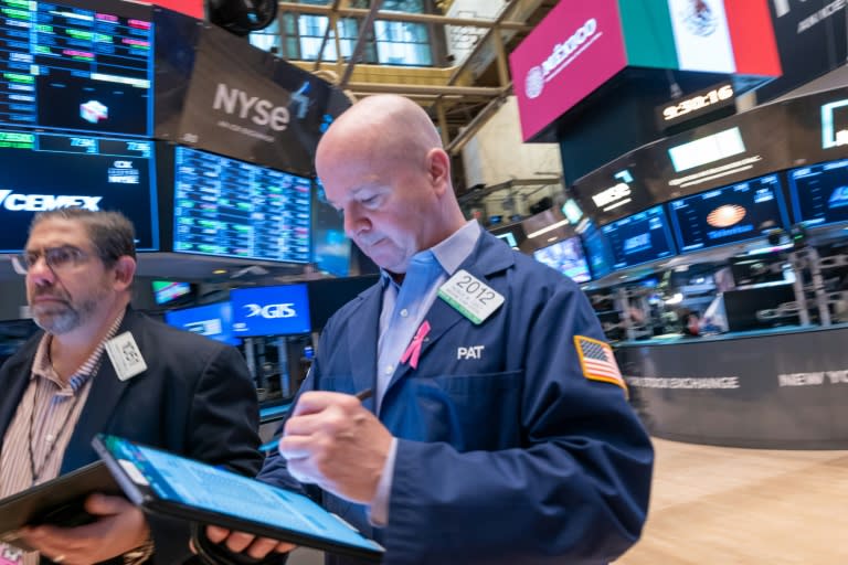 Un opérateur du New York Stock Exchange (SPENCER PLATT)