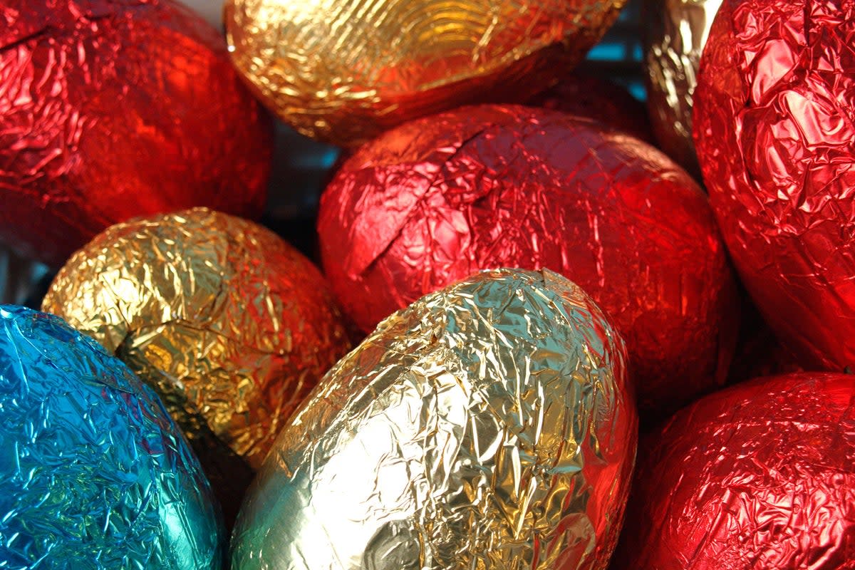 With some stores closing on Sunday, it may be hard to get last-minute Easter eggs (Alamy / PA)