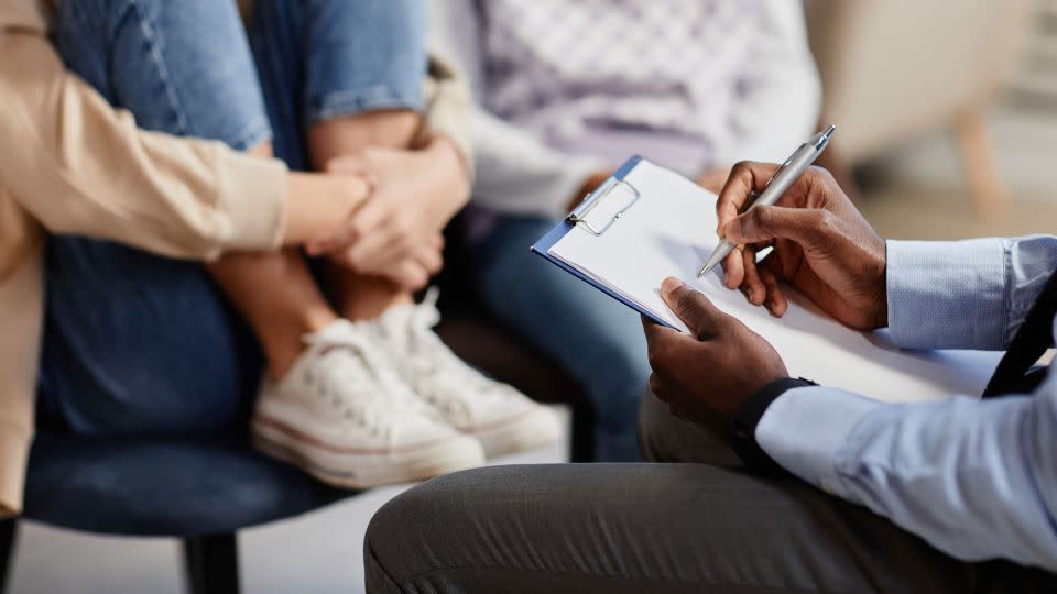 Talking with a medical or mental health professional is an important step in considering puberty blockers for children, experts said. - SeventyFour/iStockphoto/Getty Images