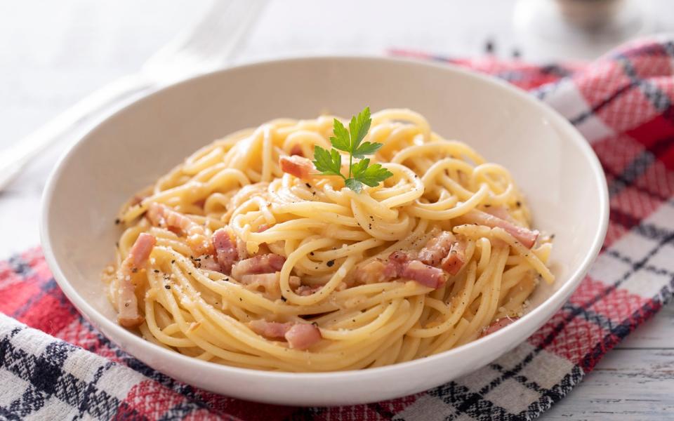 Plate of carbonara pasta - Chris Canton/Getty Images