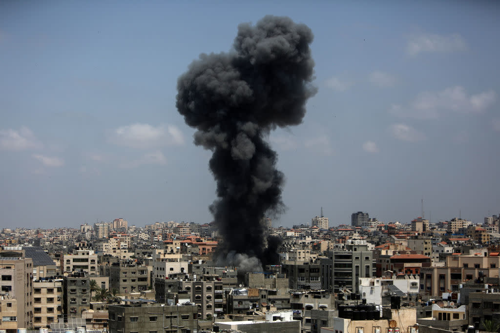 Israel Launches Strikes On Gaza Amid Rising Tensions