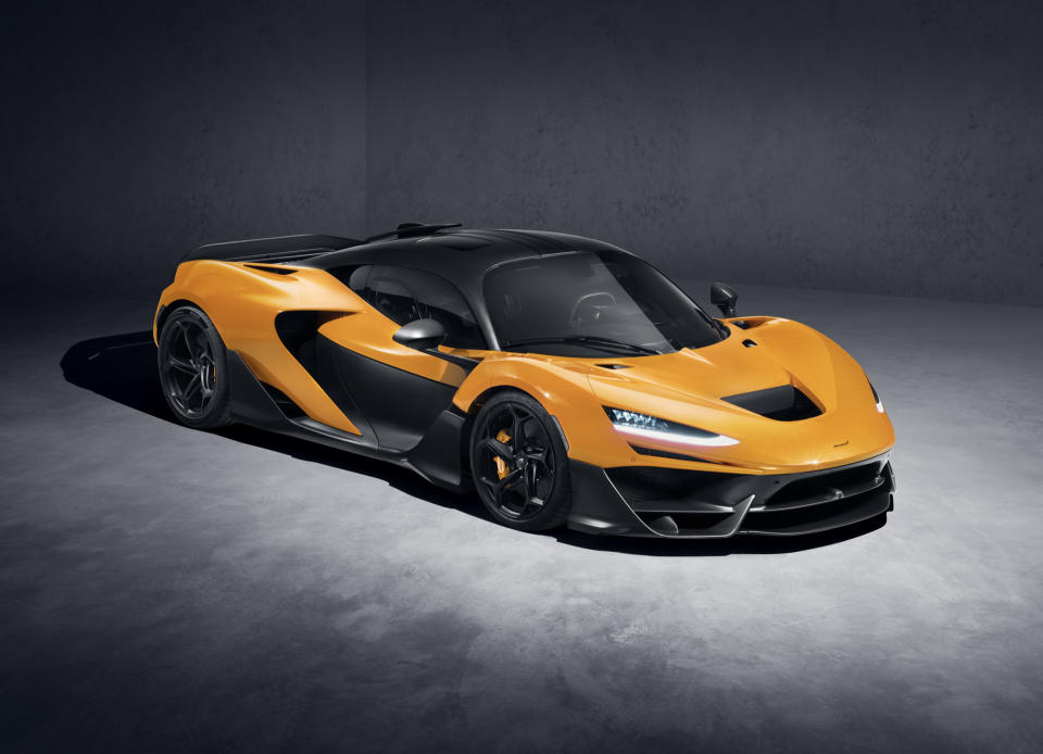 McLaren W1 high front three-quarter.