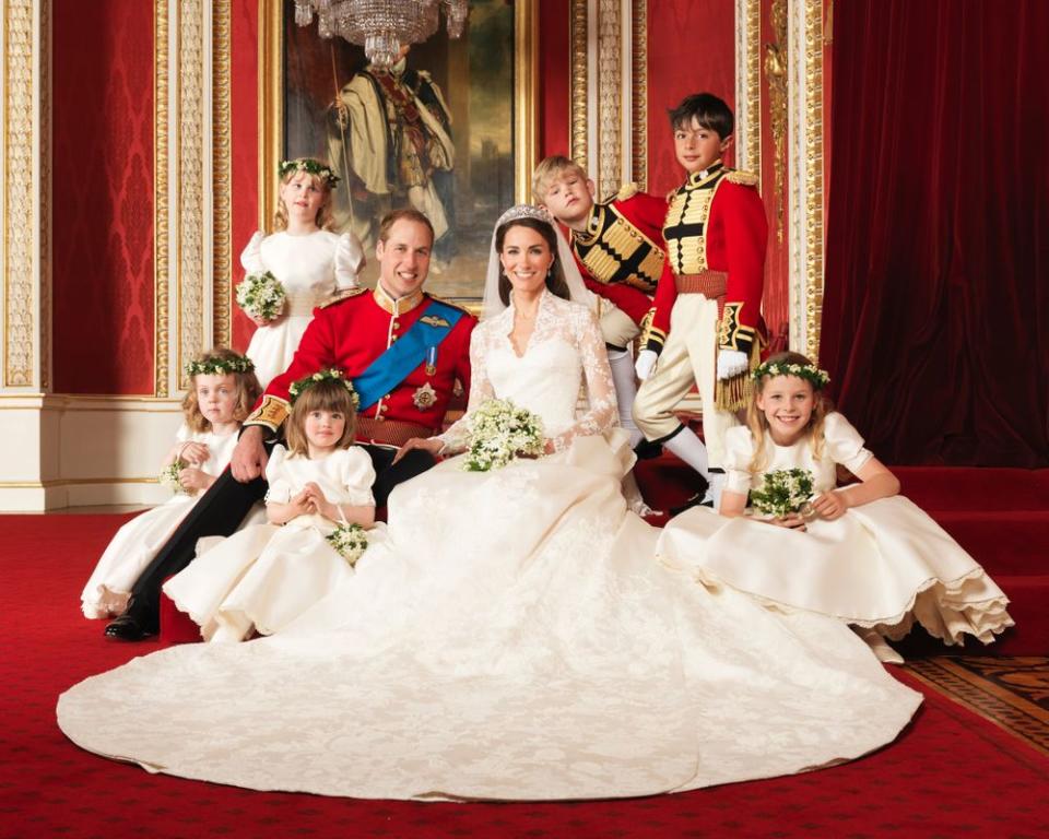 Prince William and Kate Middleton's wedding portrait