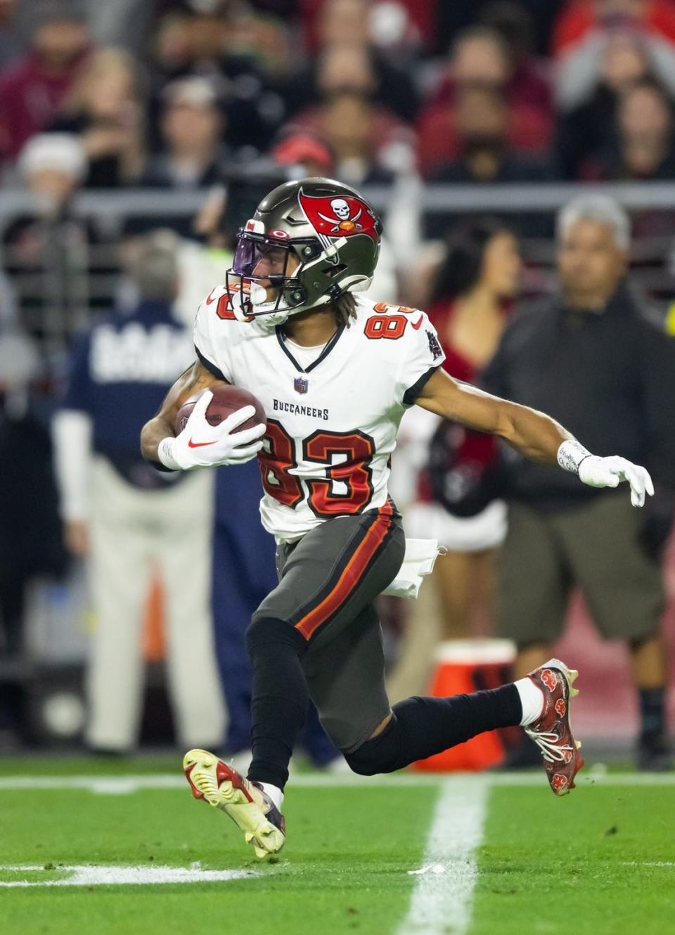 Tampa Bay Buccaneers wide receiver Deven Thompkins against the Arizona Cardinals at State Farm Stadium on Dec 25, 2022.