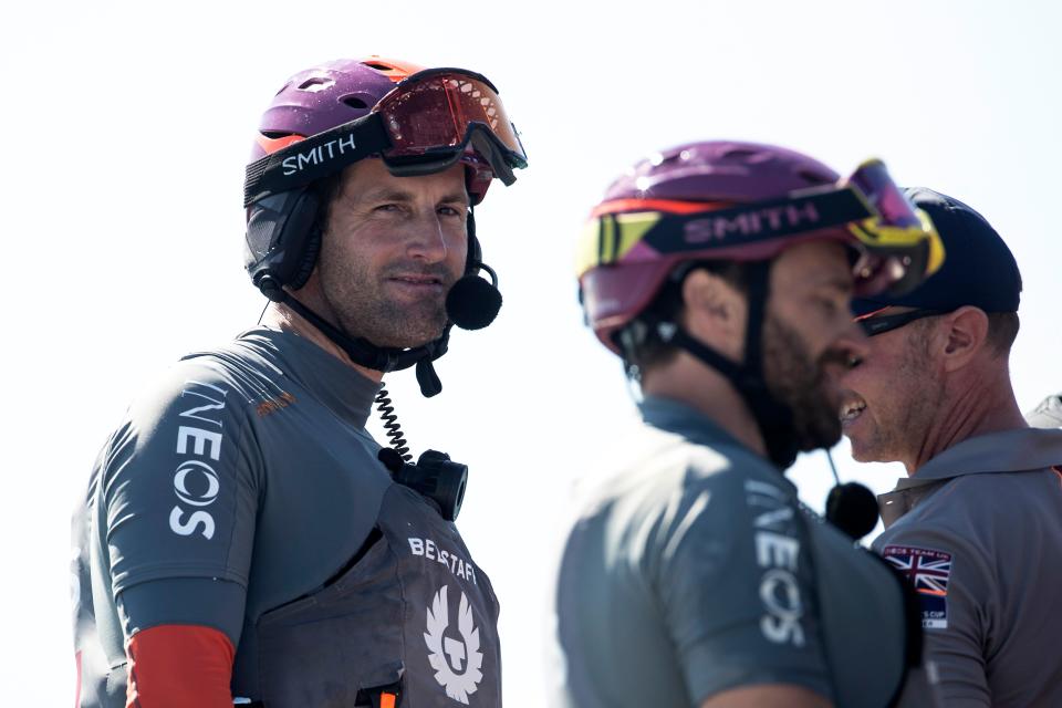 Ben Ainslie is all smiles after a storming start to his 2021 America's Cup challenge in New Zealand