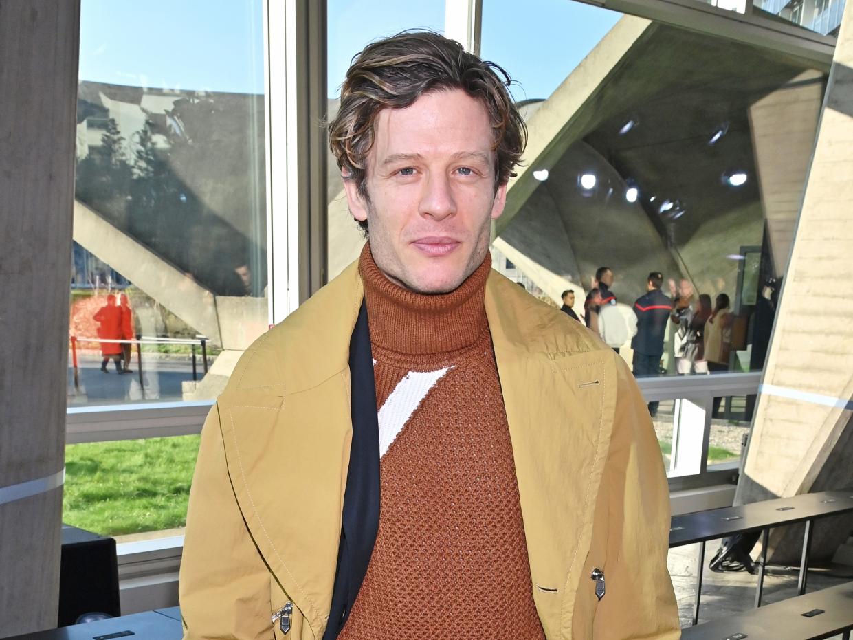 James Norton attends the Hermès Men's AW23 runway show on January 21, 2023 in Paris, France.