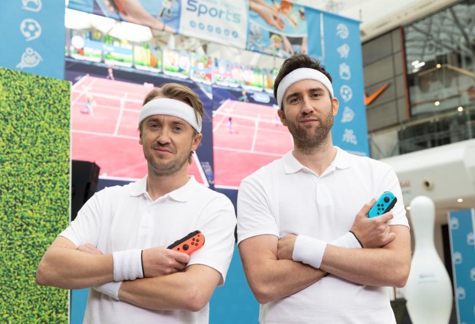 Tom Felton recently faced off against Harry Potter co-star Matthew Lewis for the launch of the new Nintendo Switch Sports (Matt Alexander/PA Wire)