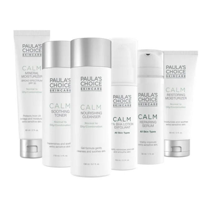 Paula's Choice Calm Sensitive Advanced Kit (Oily / Combination). (PHOTO: Lazada)