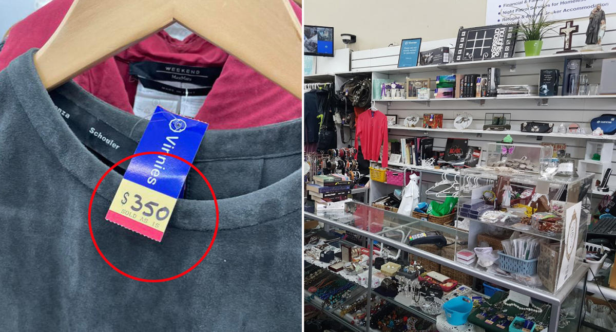 Shock over $350 T-shirt on sale at Vinnies: 'Ridiculously expensive