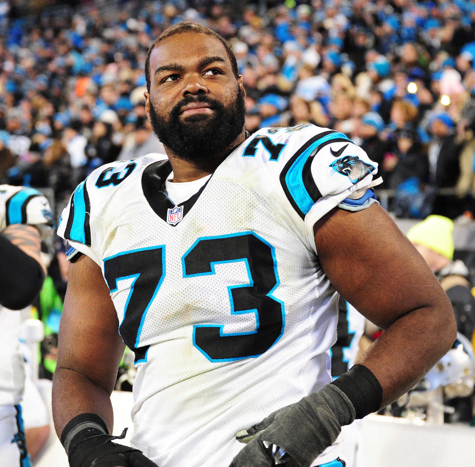 Michael Oher #73 (Scott Cunningham / Getty Images)