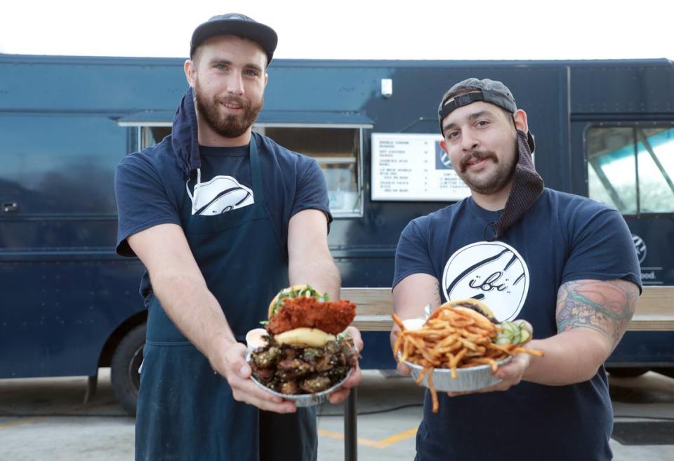 Hunter Newton, left, and Anthony Legatie have operated their food truck Cibi! Cibi! at Slow Play Brewing Company in Rock Hill for several years. Now, they’re embarking on a new restaurant.