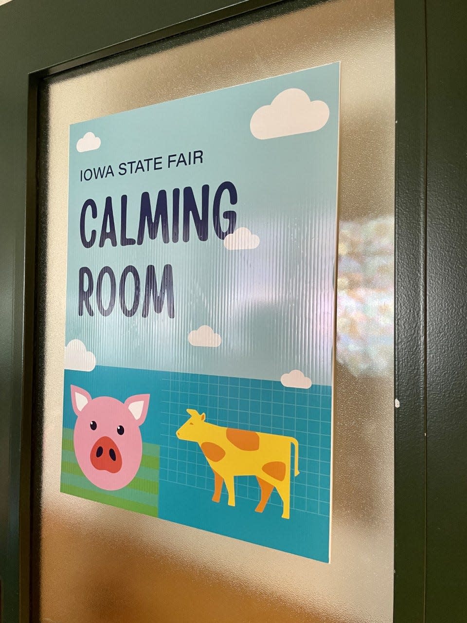 A calming room located in the Robert G. Horner and Sheri Avis Horner Service Center provided a sensory-friendly spot away from the overstimulation of the fair.