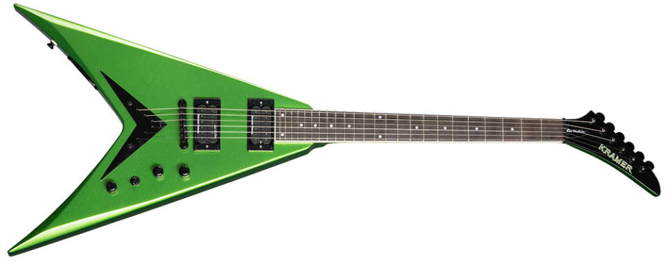 Kramer Dave Mustaine Vanguard in Alien Tech Green