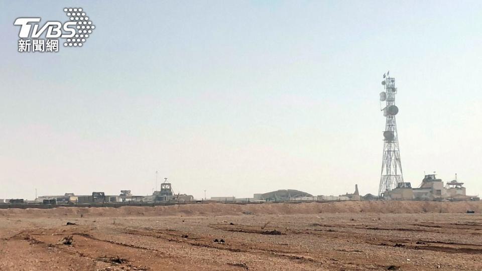 美軍在敘利亞南部的al-Tanf軍事前哨。（圖／達志影像美聯社）