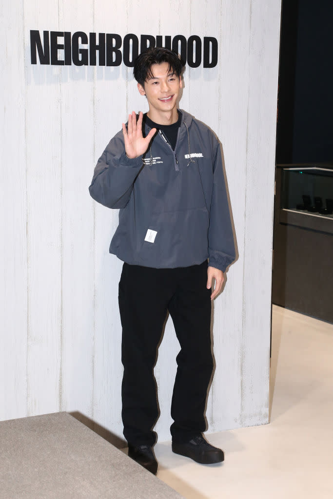 TAIPEI, CHINA - FEBRUARY 17: Actor/singer Greg Hsu Kuang-han attends Neighborhood event on February 17, 2023 in Taipei, Taiwan of China. (Photo by VCG/VCG via Getty Images)