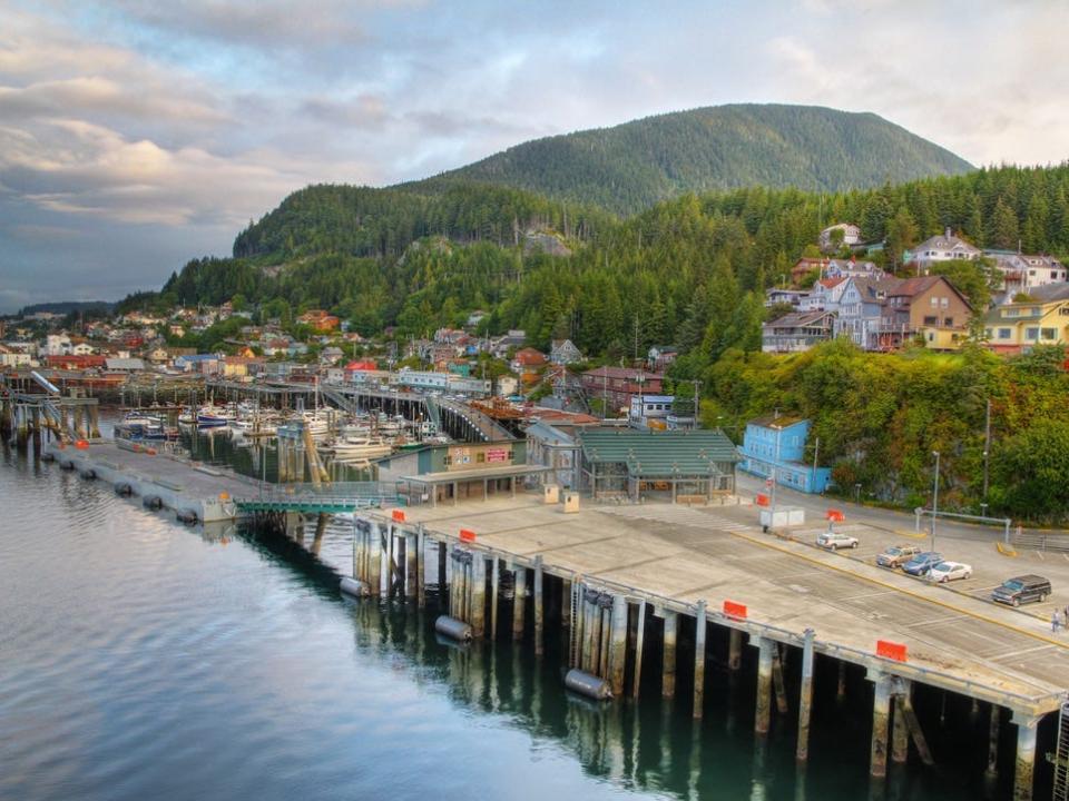 Coastal village of Ketchikan, Alaska.