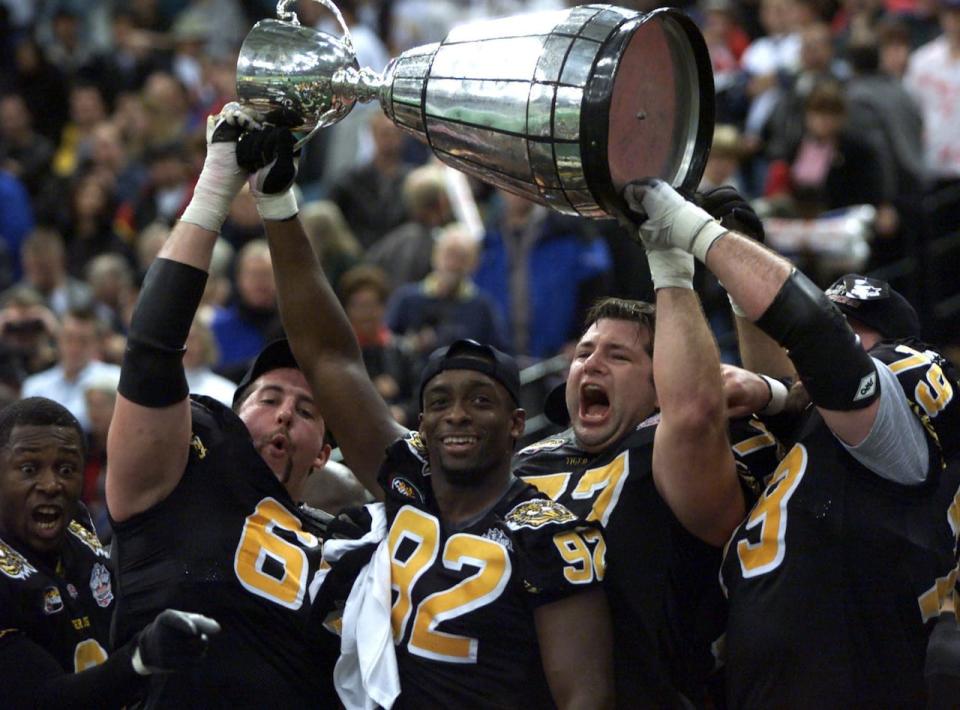 The Hamilton Tiger-Cats defeated the Calgary Stampeders 32-21at the 1999 Grey Cup. Other details about what happened at B.C. Place that day are less clear.