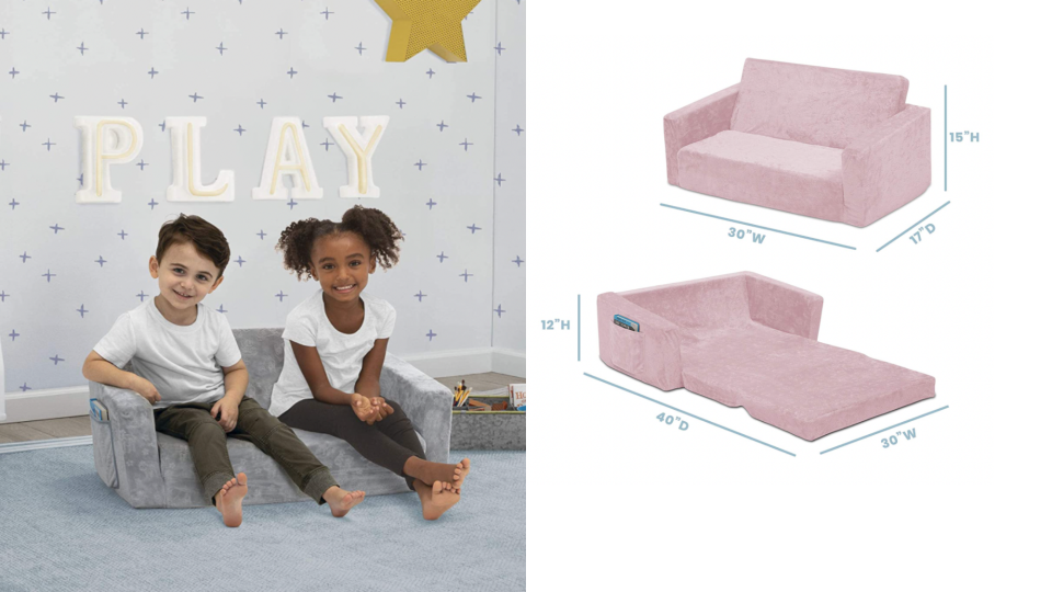 Nugget couch alternatives: The legendary mattress company, Serta, ensures this kids' couch is super comfy.
